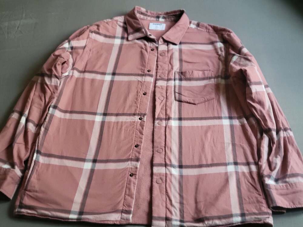Old Navy Cozy-Lined Plaid Snap-Front Shacket Shirt